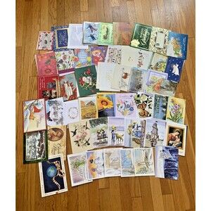 Vintage Holiday Cards Birthday Christmas Hallmark - Lot Of 50 Unused envelope